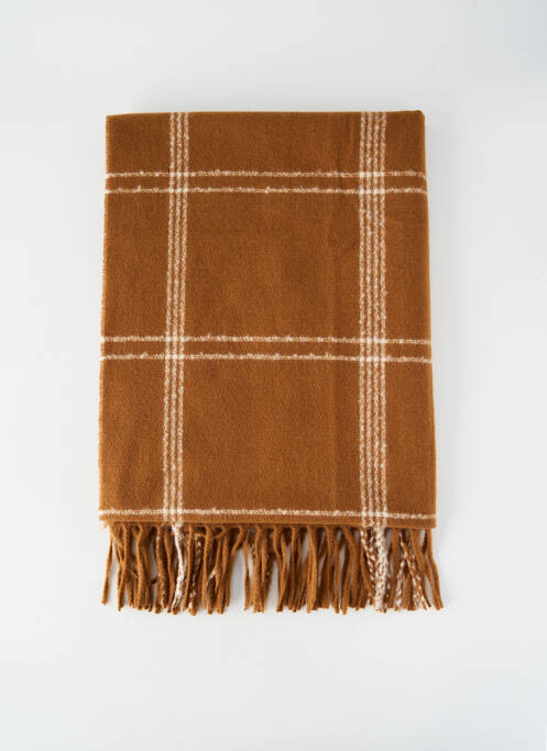 Echarpe marron MANGO femme