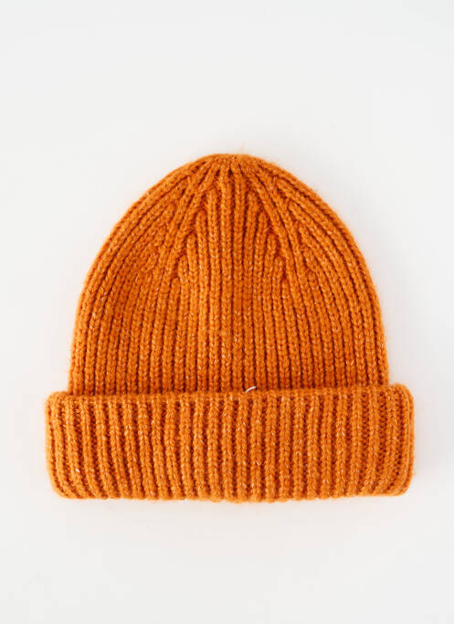 Bonnet orange ONLY femme
