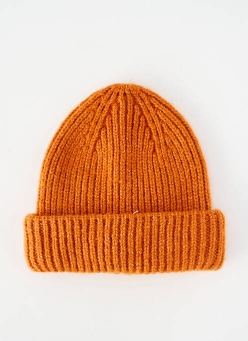 Bonnet orange ONLY femme