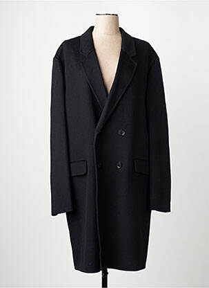 Manteau long noir MANGO homme