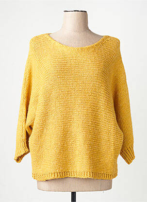 Pull jaune MORE & MORE femme