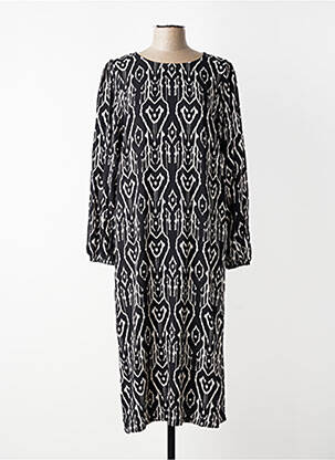 Robe mi-longue noir FREE/QUENT femme