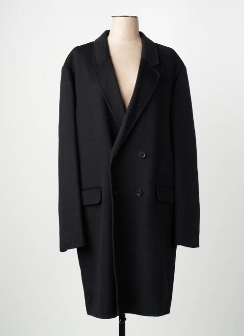 Manteau long noir MANGO homme