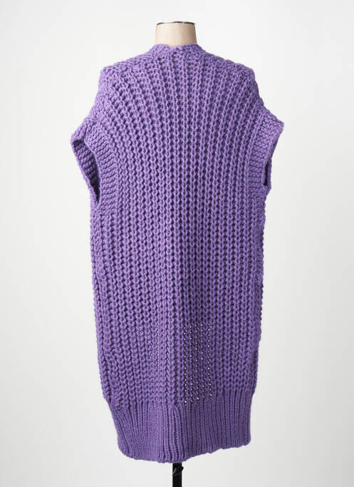 Gilet sans manche violet AMELIE & AMELIE femme