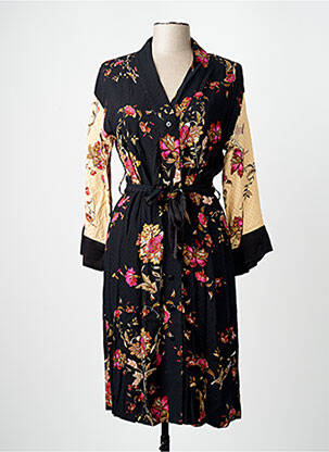 Robe mi-longue noir TRAMONTANA femme