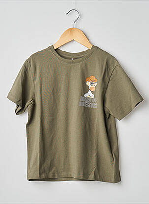 T-shirt kaki NAME IT garçon