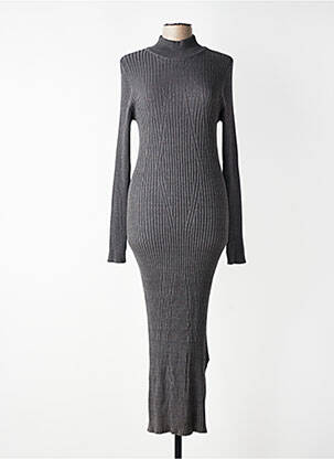 Robe longue gris OBJECT femme