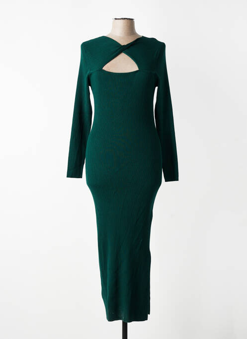 Robe longue vert MORGAN femme