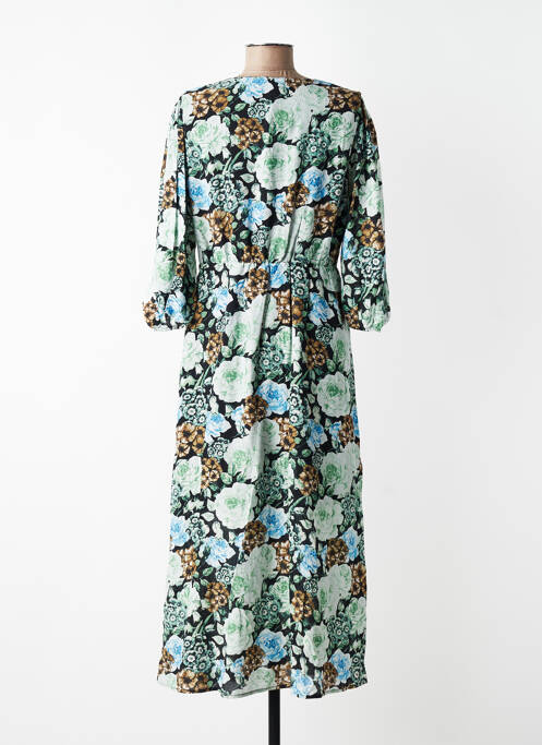 Robe mi-longue vert OBJECT femme