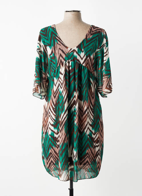 Robe mi-longue vert TERRA DI SIENA femme