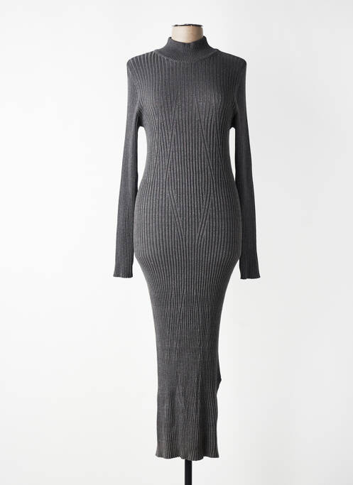 Robe longue gris OBJECT femme