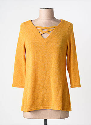 Pull jaune MULTIPLES femme