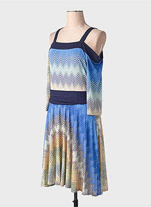 Robe courte bleu MULTIPLES femme