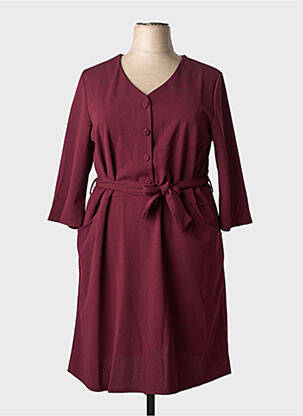 Robe mi-longue violet MULTIPLES femme