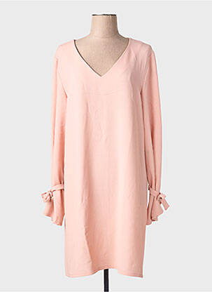 Robe mi-longue rose MULTIPLES femme