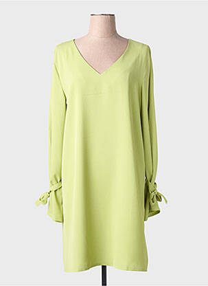 Robe mi-longue vert MULTIPLES femme