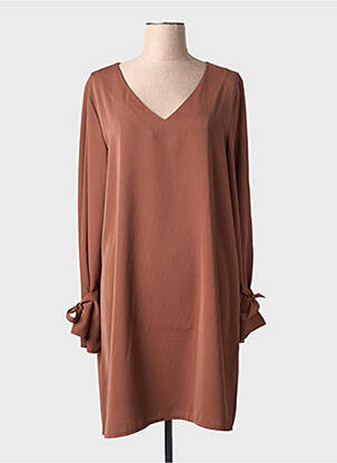 Tunique manches longues marron MULTIPLES femme