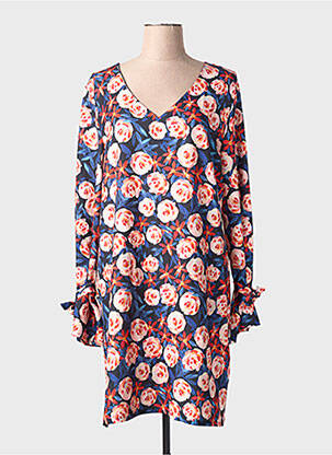 Robe mi-longue bleu MULTIPLES femme