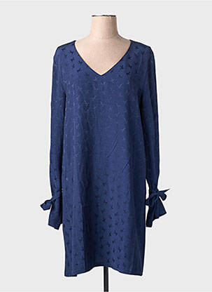 Robe mi-longue bleu MULTIPLES femme
