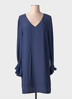 Robe mi-longue bleu MULTIPLES femme