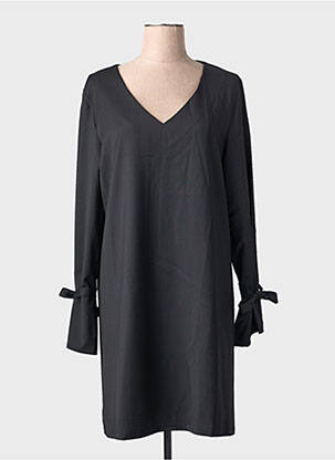 Robe mi-longue noir MULTIPLES femme
