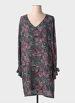 Robe mi-longue rose MULTIPLES femme