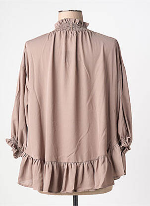 Tunique manches longues beige MULTIPLES femme