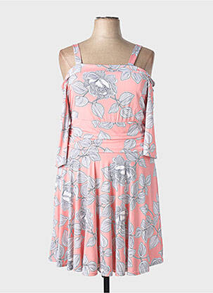 Robe courte orange MULTIPLES femme