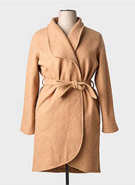 Manteau long beige MULTIPLES femme