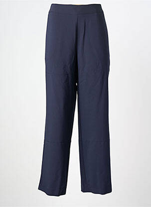 Pantalon droit bleu MULTIPLES femme