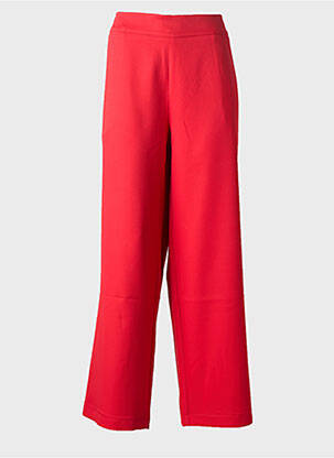 Pantalon droit rouge MULTIPLES femme