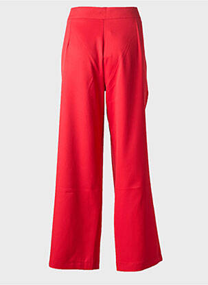Pantalon droit rouge MULTIPLES femme