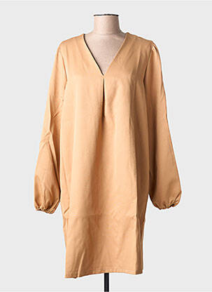 Robe mi-longue marron MULTIPLES femme