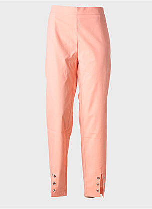 Pantalon droit orange MULTIPLES femme