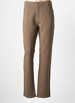 Pantalon droit kaki MULTIPLES femme
