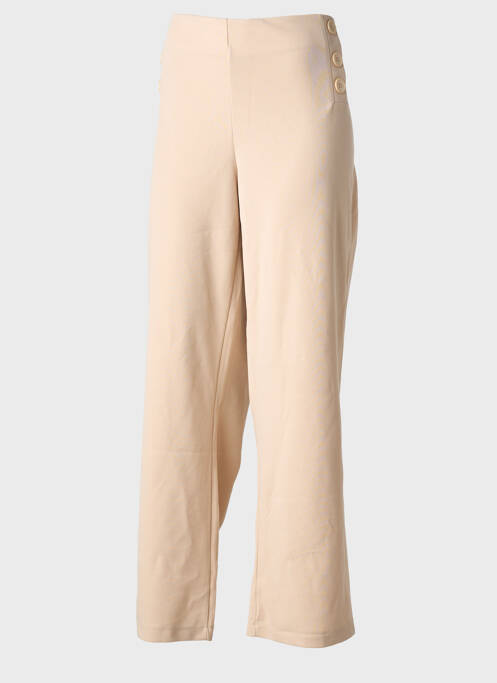 Pantalon droit beige MULTIPLES femme