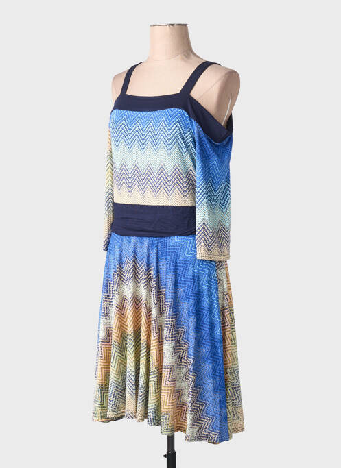 Robe courte bleu MULTIPLES femme
