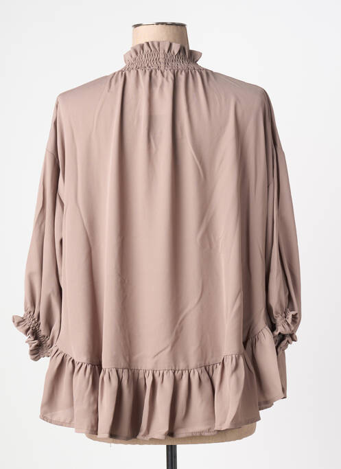 Tunique manches longues beige MULTIPLES femme