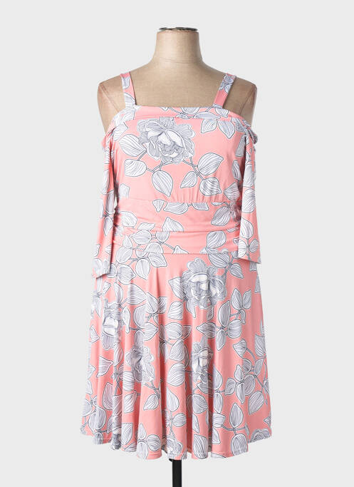 Robe courte orange MULTIPLES femme