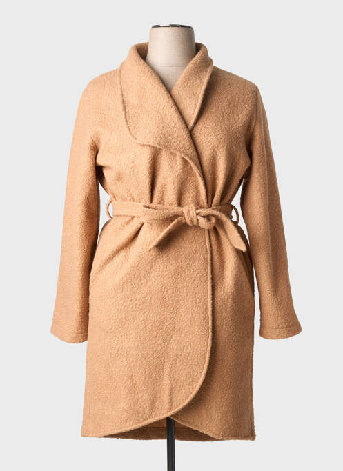Manteau long beige MULTIPLES femme