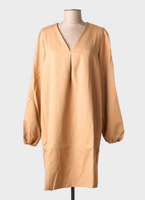 Robe mi-longue marron MULTIPLES femme
