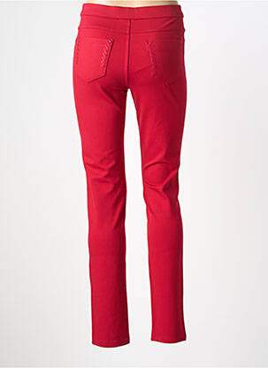 Pantalon droit rouge MULTIPLES femme