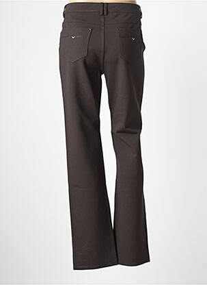 Pantalon droit marron MULTIPLES femme
