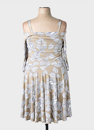 Robe mi-longue beige MULTIPLES femme