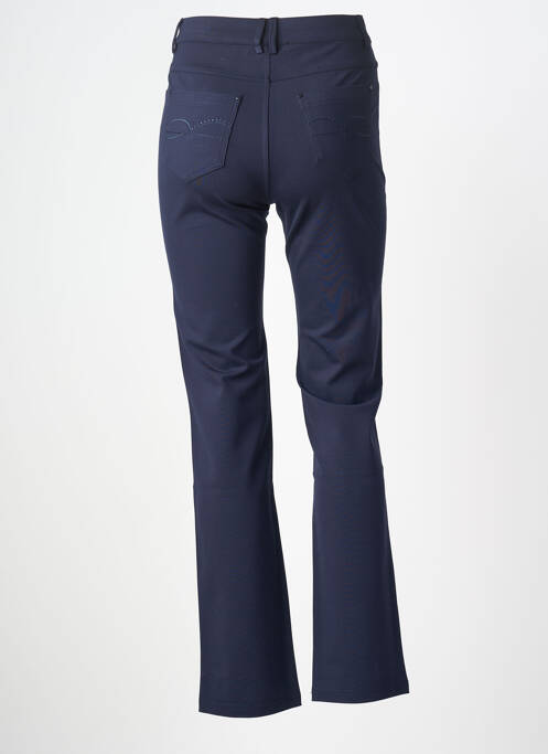 Pantalon droit bleu MULTIPLES femme