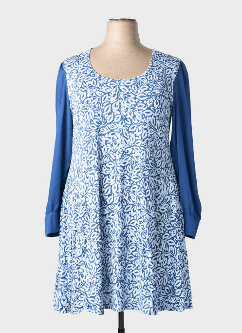Robe mi-longue bleu MULTIPLES femme
