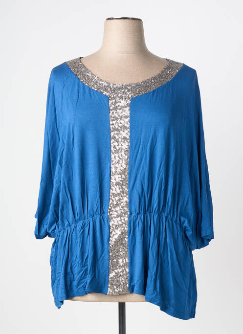 Tunique manches courtes bleu MULTIPLES femme