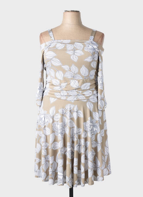 Robe mi-longue beige MULTIPLES femme