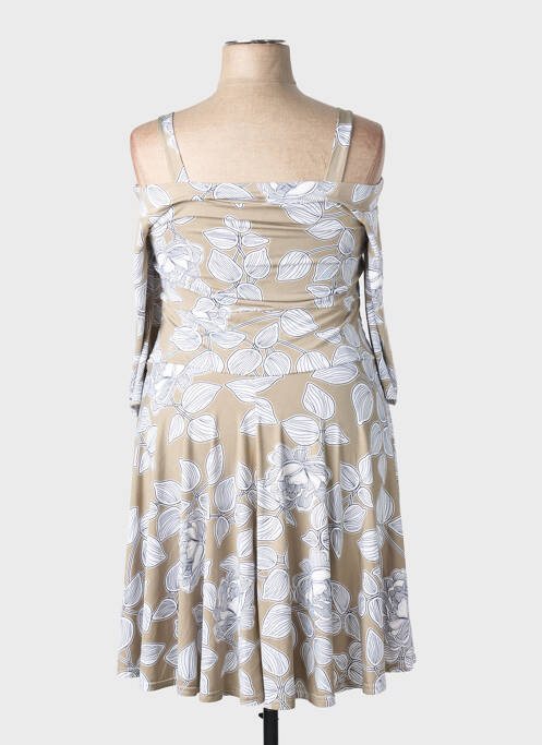 Robe mi-longue beige MULTIPLES femme