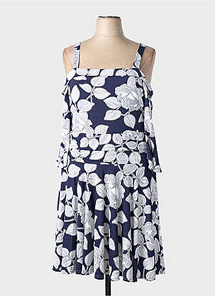 Robe mi-longue bleu MULTIPLES femme